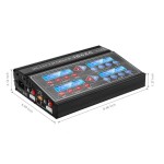 News HTRC Professional RC Battery Balance Charger 4B6AC Quattro B6AC 6A 80W*4 Discharger for 1-6s LiPo/Lion/LiFe Battery Charger
